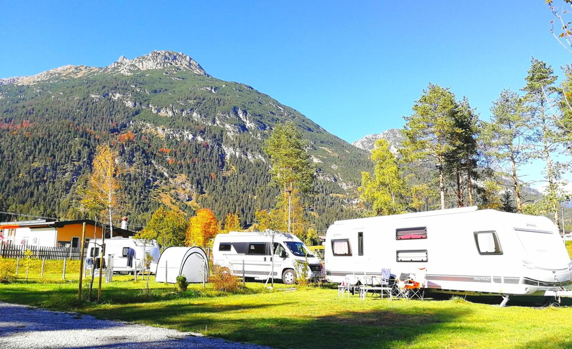 Camping Lechtal Vorderhornbach Esterno foto
